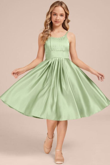 robe demoiselle d'honneur vert sauge courte