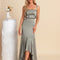 robe vert sauge longue