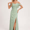 la modeuse robe vert sauge