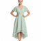 Robe Cocktail Vert Sauge