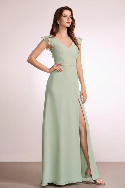 robe temoin mariage vert sauge - gallery 1